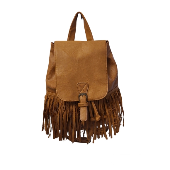 Guess fringe backpack Stylish Vegan Leather Fringe Backpack – Madeline Love main image 3